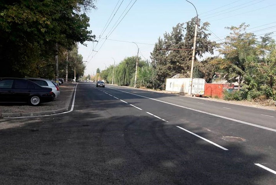 Такой стала улица Салиевой после ремонта.