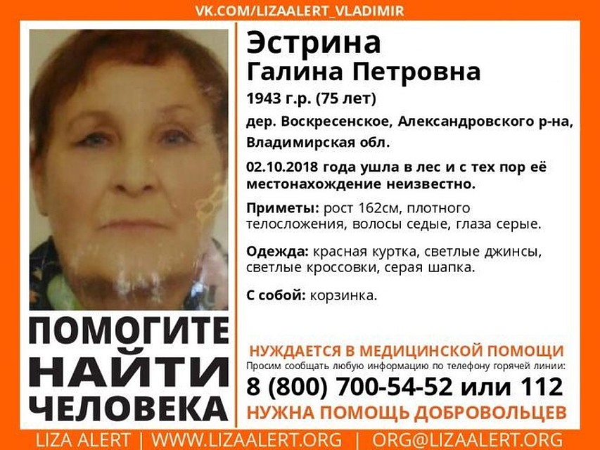 фото с сайта "Лизы Алерт"