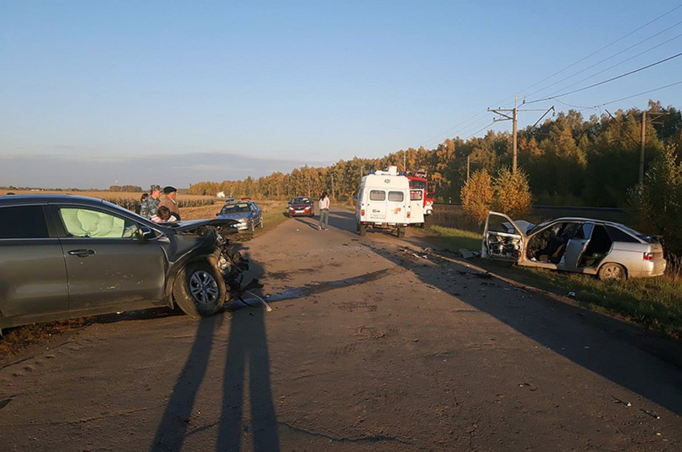 Фото с места ДТП.
