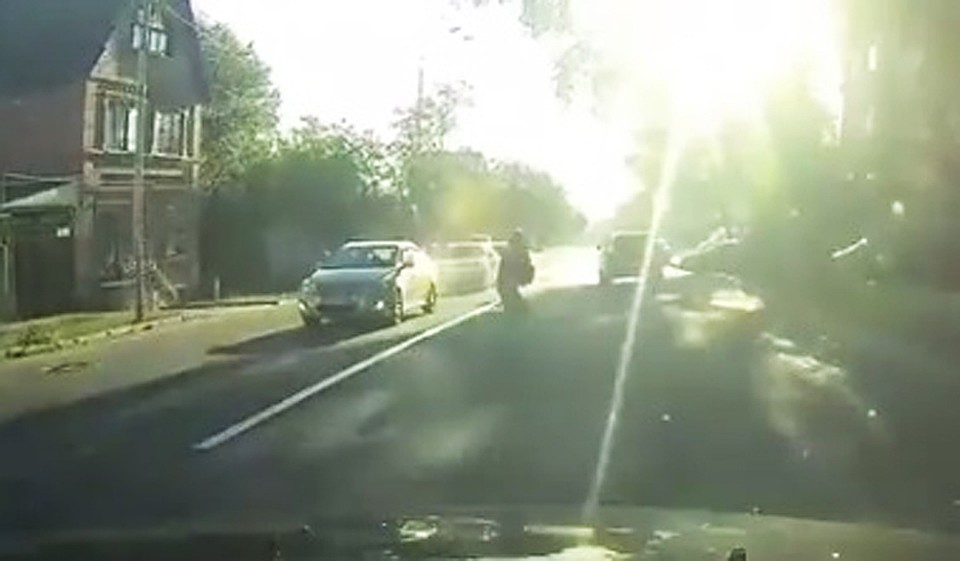Стоп-кадр из видео паблика @rostov_roads в Instagram.