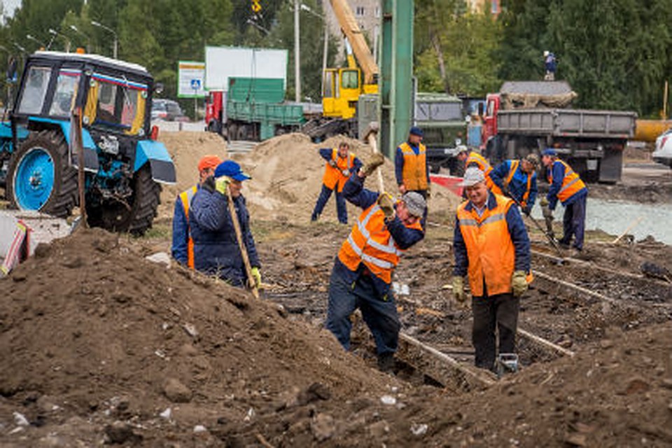 В центре Омска отремонтируют трубопроводы