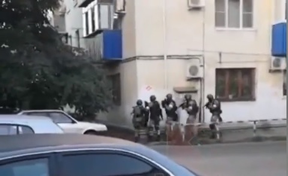 Группа захвата на улице Новороссийской в Краснодаре. Фото: Типичный Краснодар