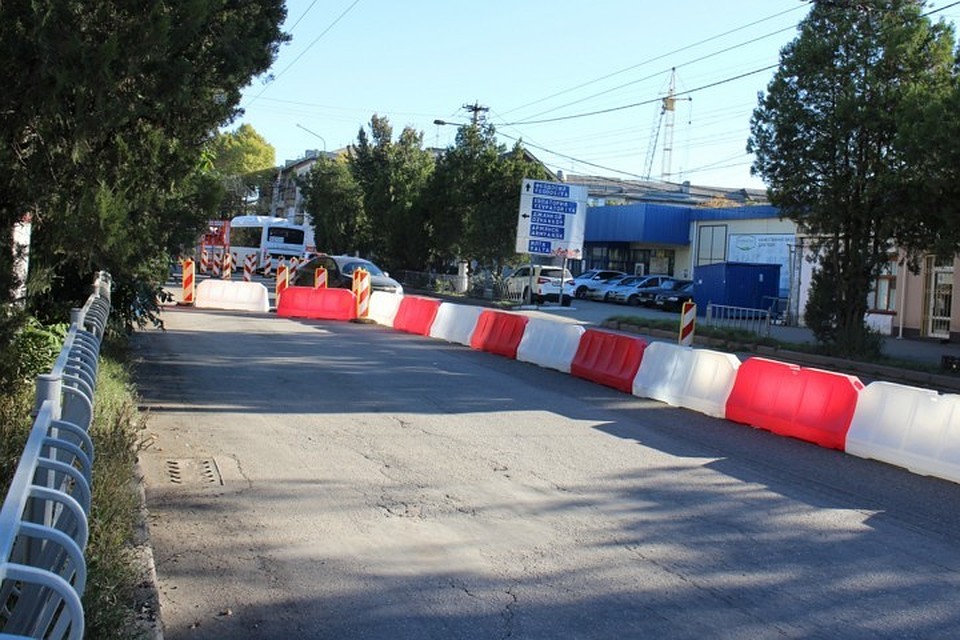 Перекрытая улица Севастопольская