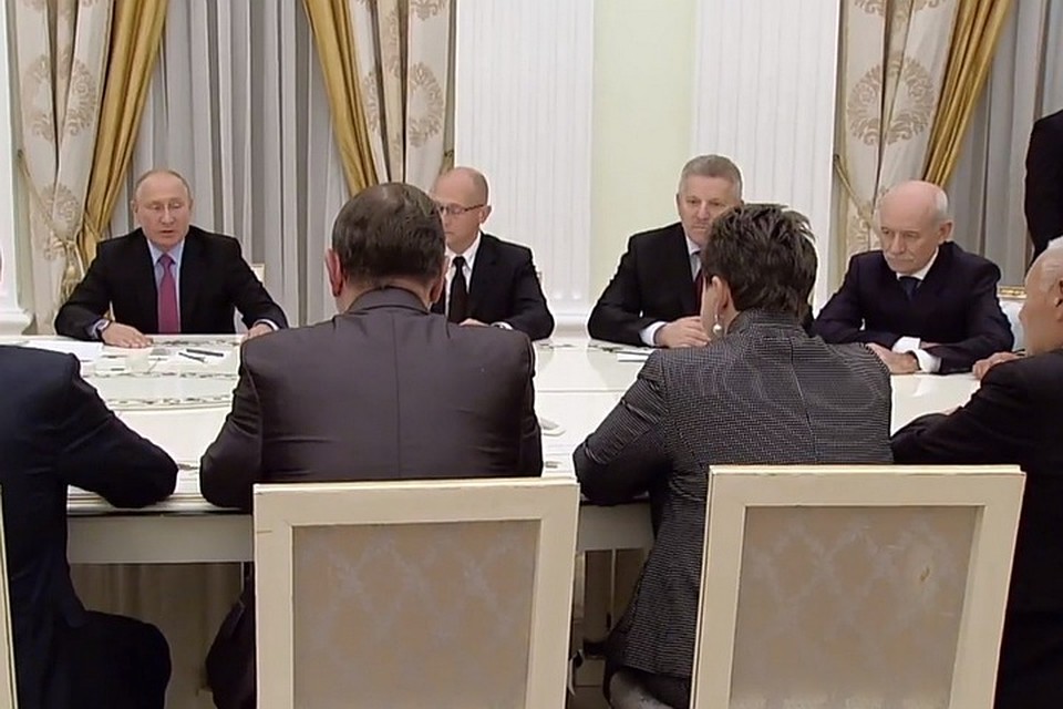 Владимир Путин в Москве встретился с Рустэмом Хамитовым