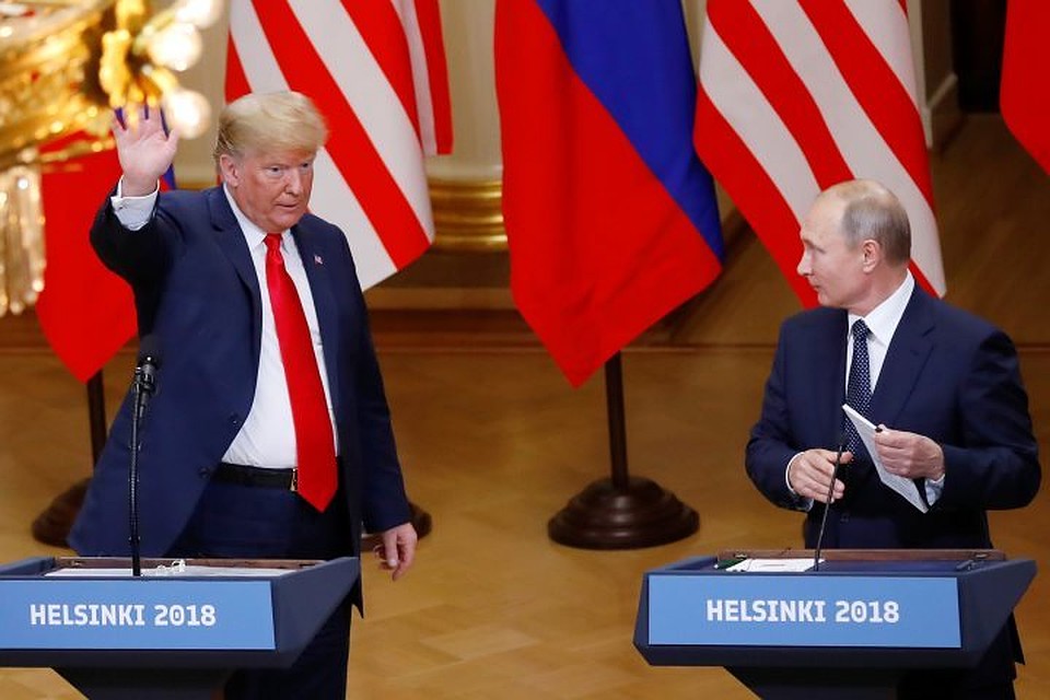 Первые и пока единственные полноформатные переговоры президентов РФ и США Владимира Путина и Дональда Трампа прошли в Хельсинки в июле этого года
