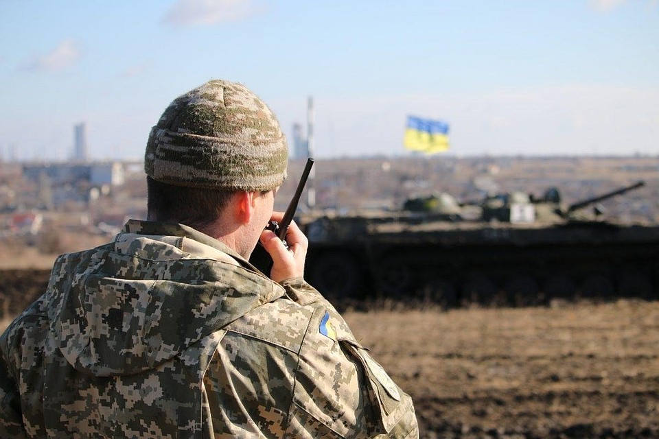 Украинские силовики вели огонь из минометов, БМП и зенитных установок.Фото: News Fron