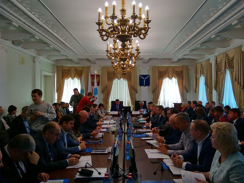 Совещание в мэрии Саратова