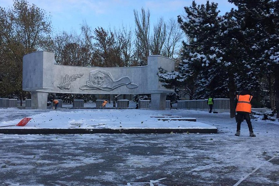 В ноябре в Ростов пришла настоящая зима.