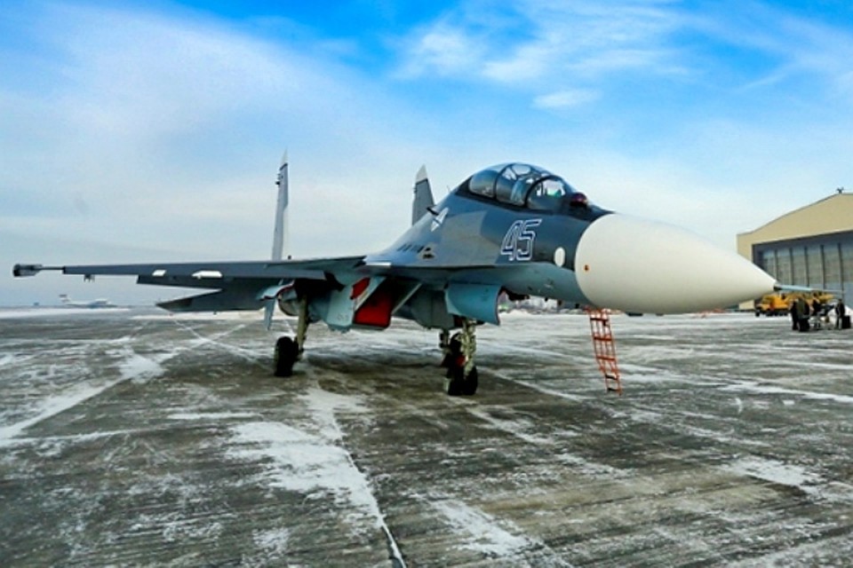 Авиазавод «Иркут» передаст заключительную партию истребителей Су-30 СМ для комплектования Курской авиабазы ЗВО.
