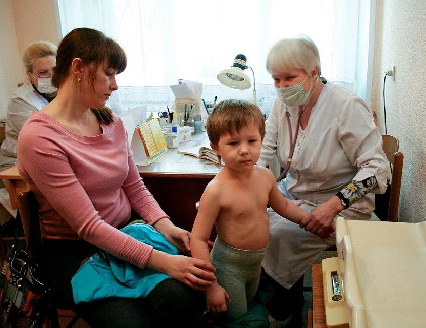 Всех детей из частного сада наблюдают врачи.