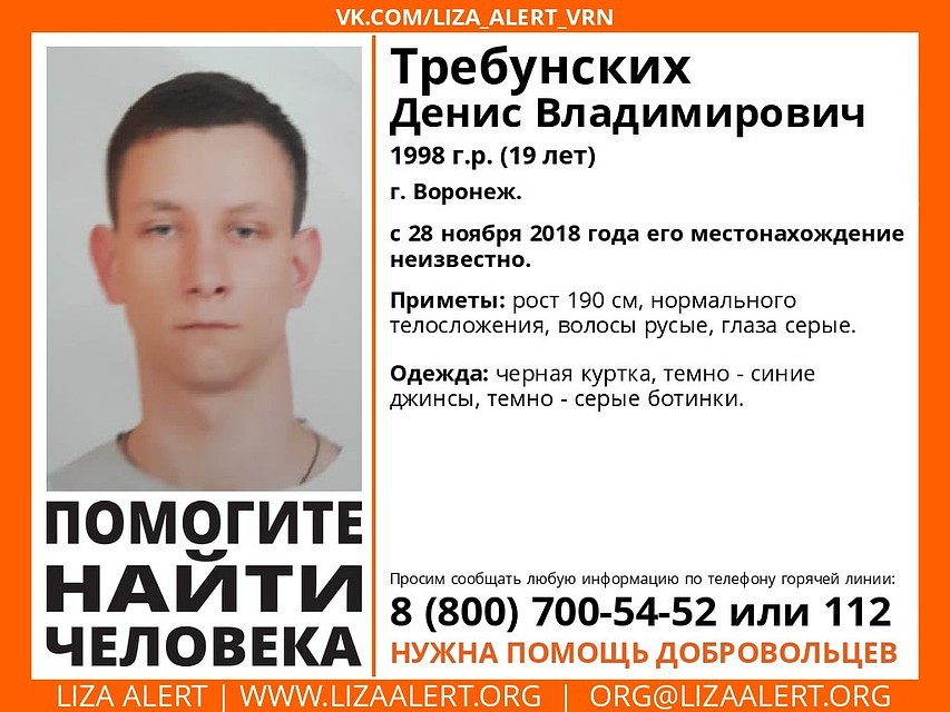 Фото: из группы поискового отряда «Лиза Алерт Воронеж» в соцсети.