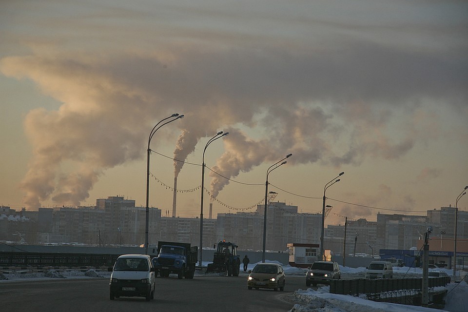 Смог в Барнауле