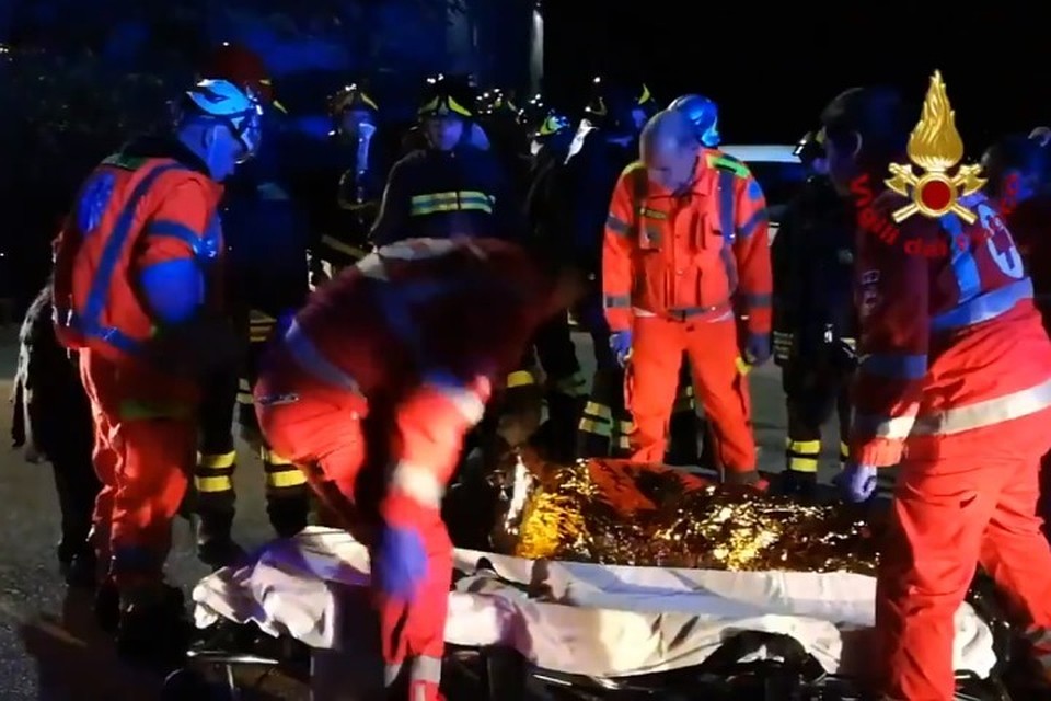 В сети появилось видео с места давки в итальянском клубе