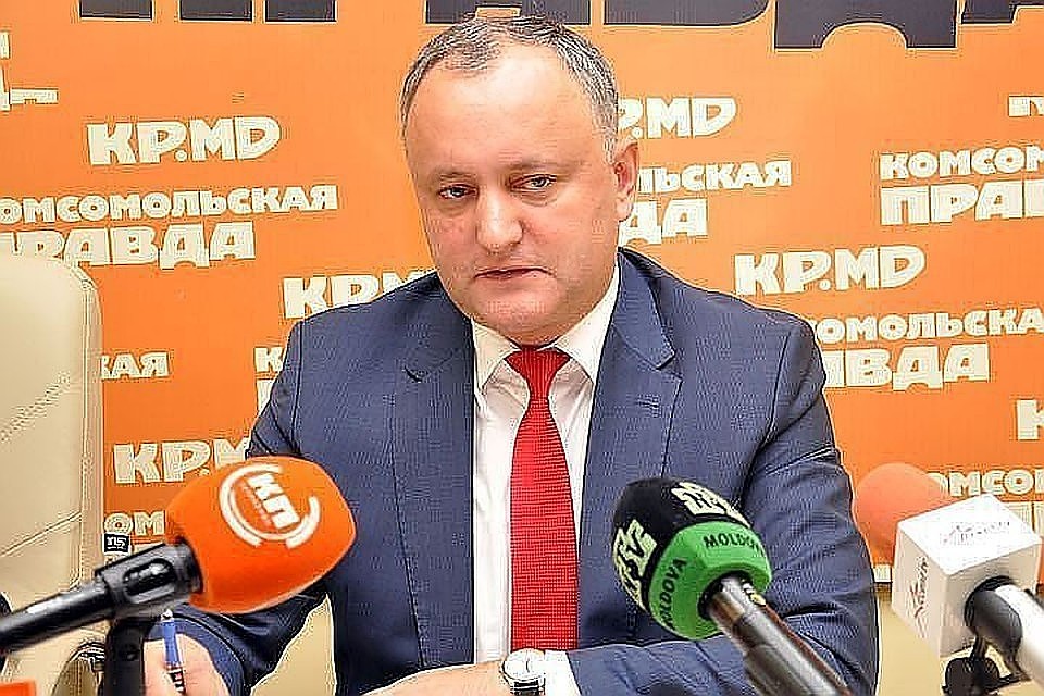 Президент Молдавии Игорь Додон