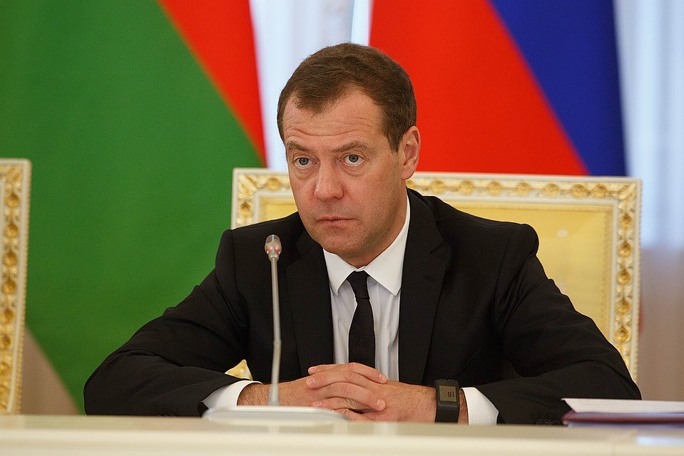Премьер-министр России Дмитрий Медведев