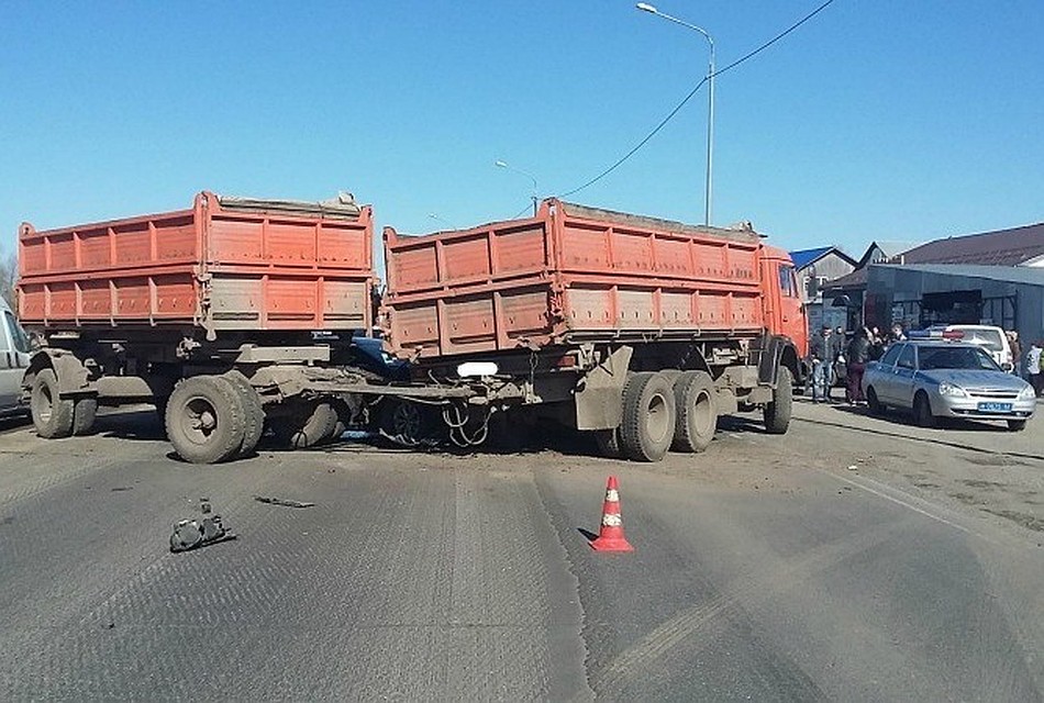 Фото с места ДТП.