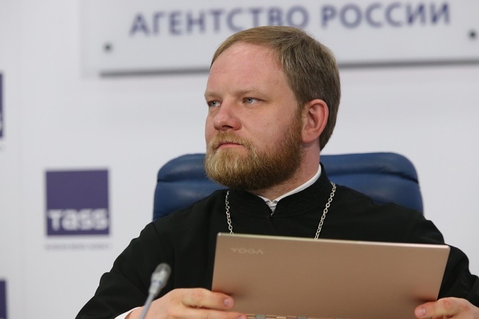 Пресс-секретарь патриарха московского и всея Руси Александр Волков. Фото: Владимир Гердо/ТАСС