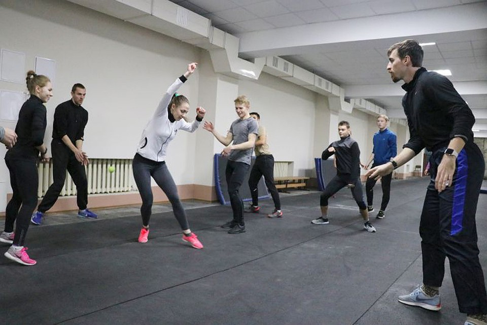 Сергей Шубенков на тренировке в новом тире