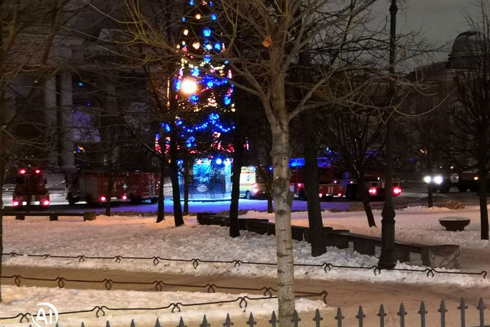 Пожар в "Балтийском доме"