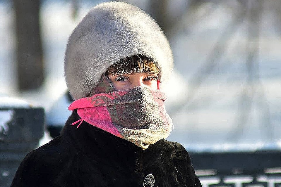 В Новосибирске похолодало, температура опустилась ниже 20-ти градусов.