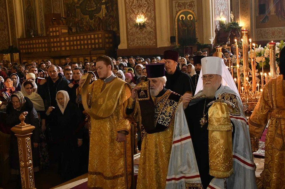 Рождественская служба в Краснодаре