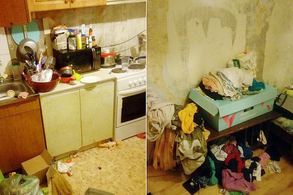 Встревоженные детским плачем полицейские вскрыли дверь и обнаружили в квартире жуткую картину. Фото: УМВД РФ по Москве
