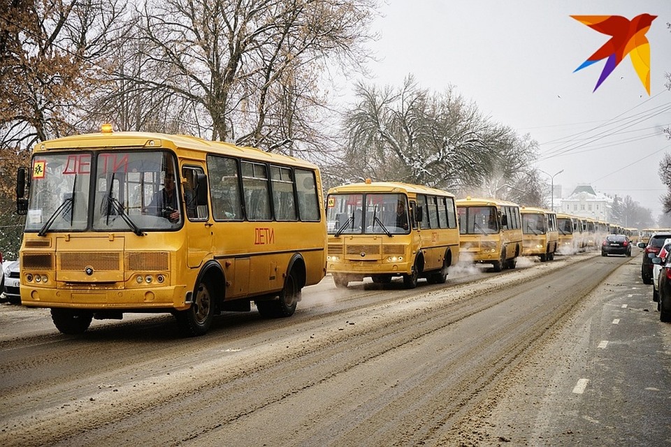 Новые школьные автобусы передали образовательным учреждениям Орловщины