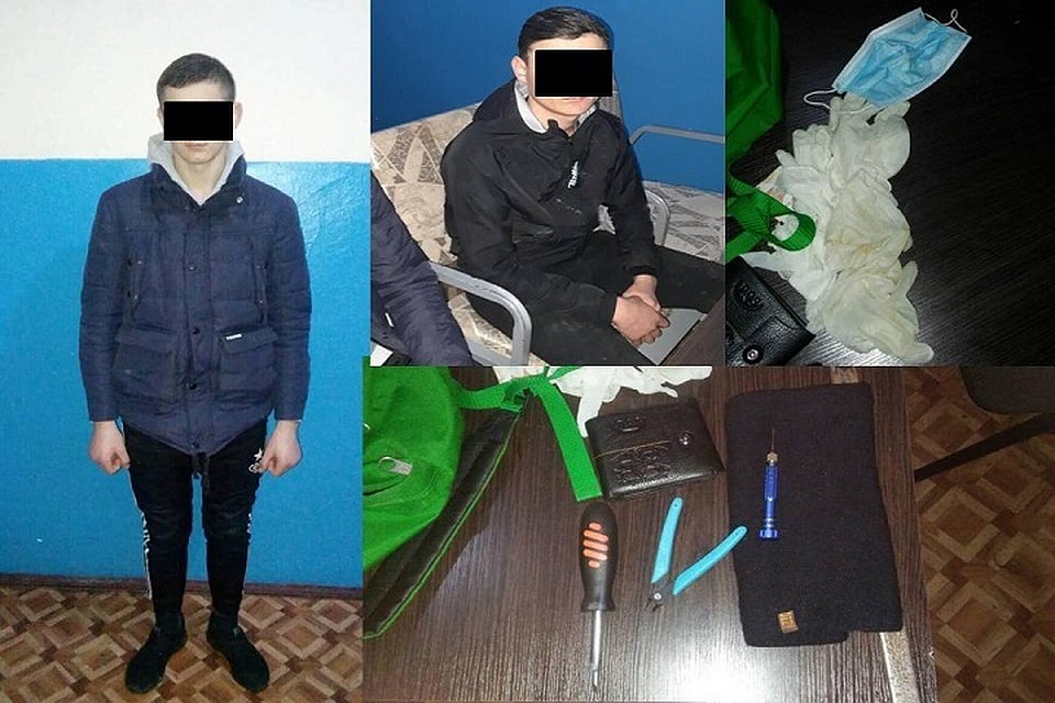 Юнцов задержали на месте преступления (Фото: муниципальная полиция).