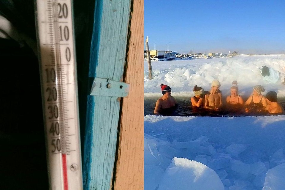 Температура в Сибири опускается ниже 40. А в некоторых населенных пунктах по ночам даже ниже 50! Такому морозу рады только моржи.