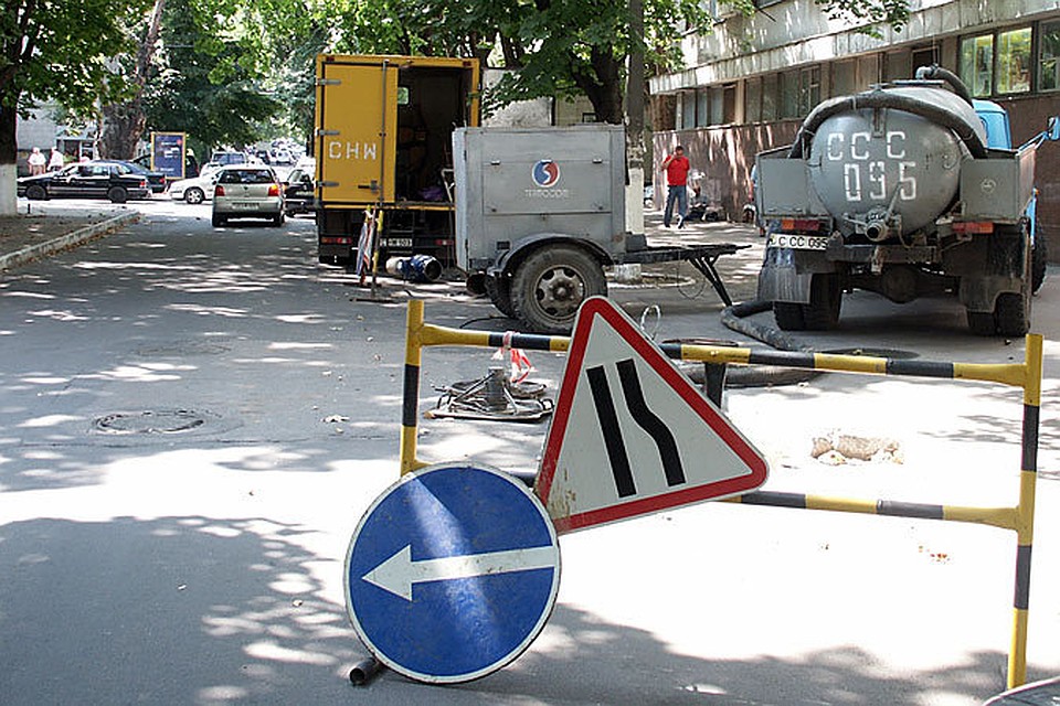 АО „Apă-Canal Chișinău” будет вести ремонтные работы.