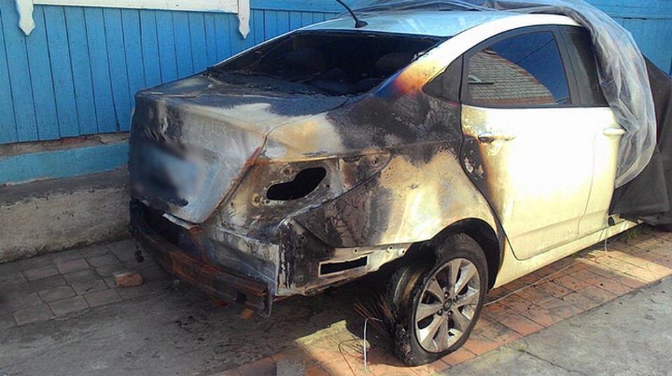 Житель Башкирии поджег автомобиль своего бывшего начальника
