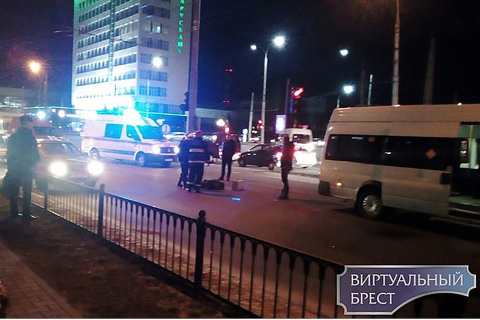 Ребенка сбили насмерть на перекрестке улиц Московская и 28 июля в Бресте. Фото: virtualbrest.by