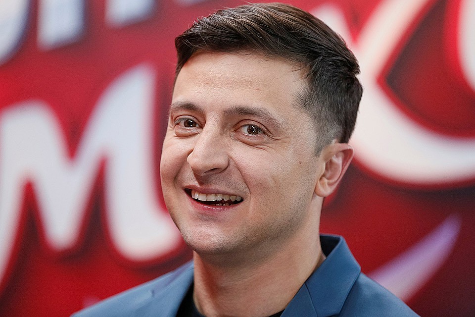 Кандидат в президенты Украины Владимир Зеленский.