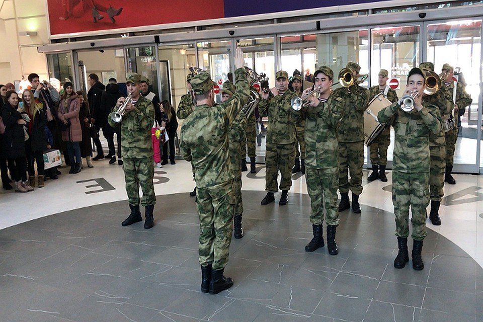 Концерт прошел в торговом центре