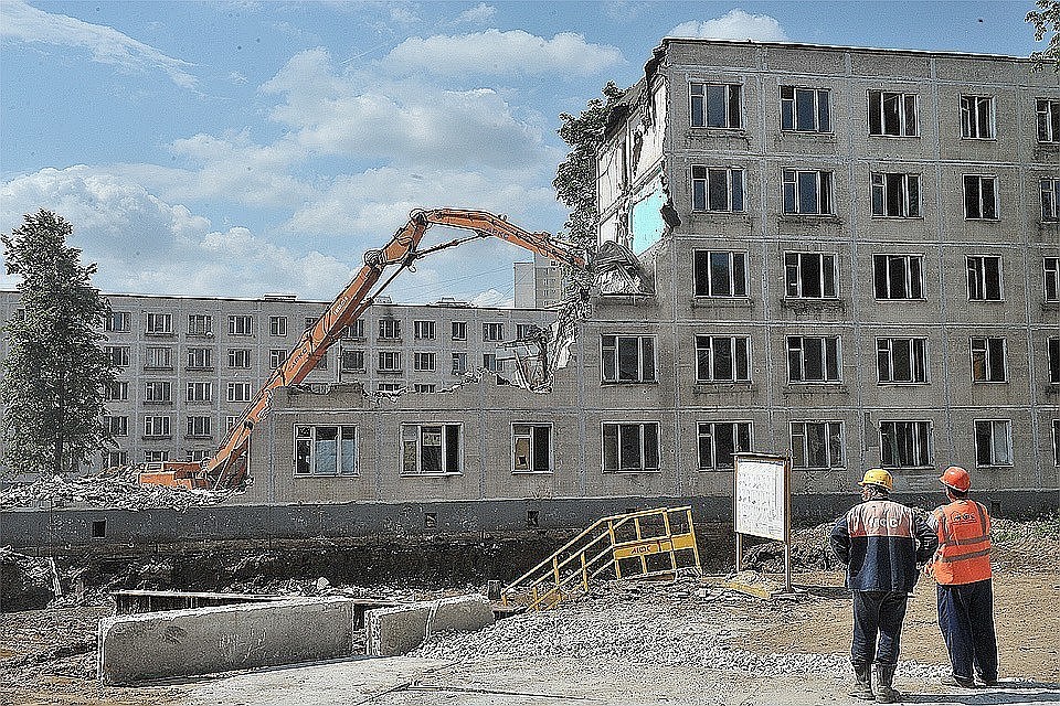 В Москве продолжается расселение пятиэтажек по программе реновации