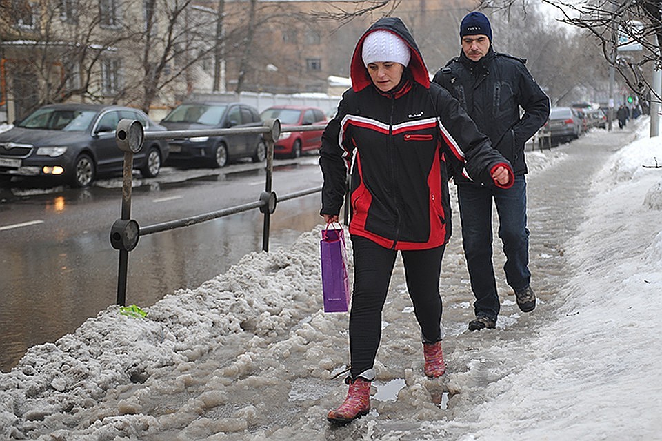 В Москве пройдет мокрый снег
