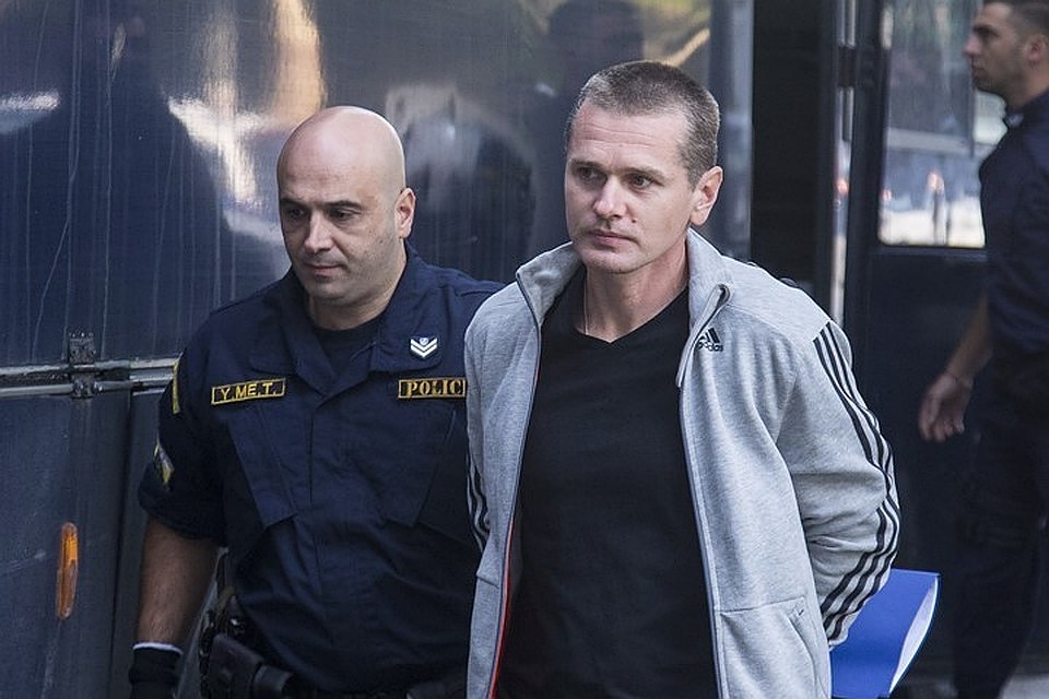 Задержанный в Греции гражданин РФ Александр Винник