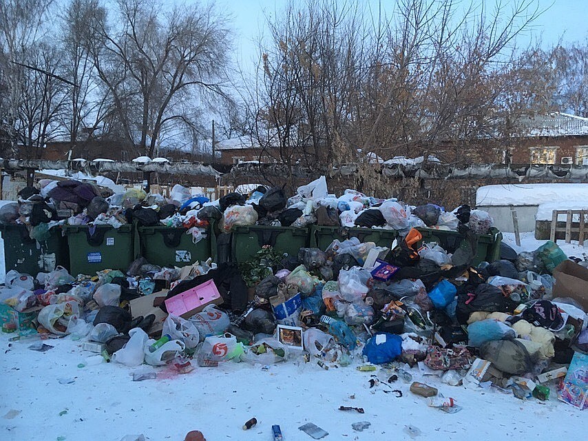 Мусорные проблемы в Самаре остаются довольно острыми