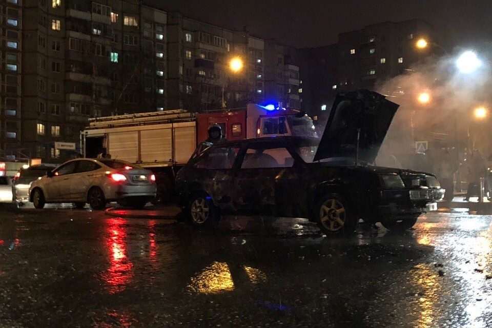 В Липецке вспыхнула "восьмерка"