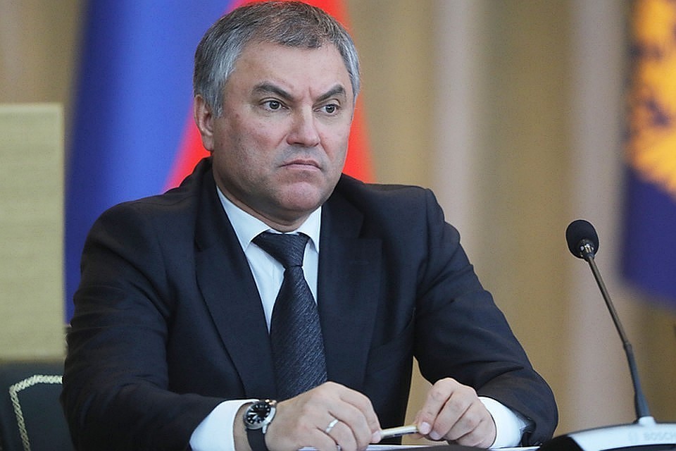 Спикер Госдумы Вячеслав Володин. Фото: Михаил Метцель/ТАСС