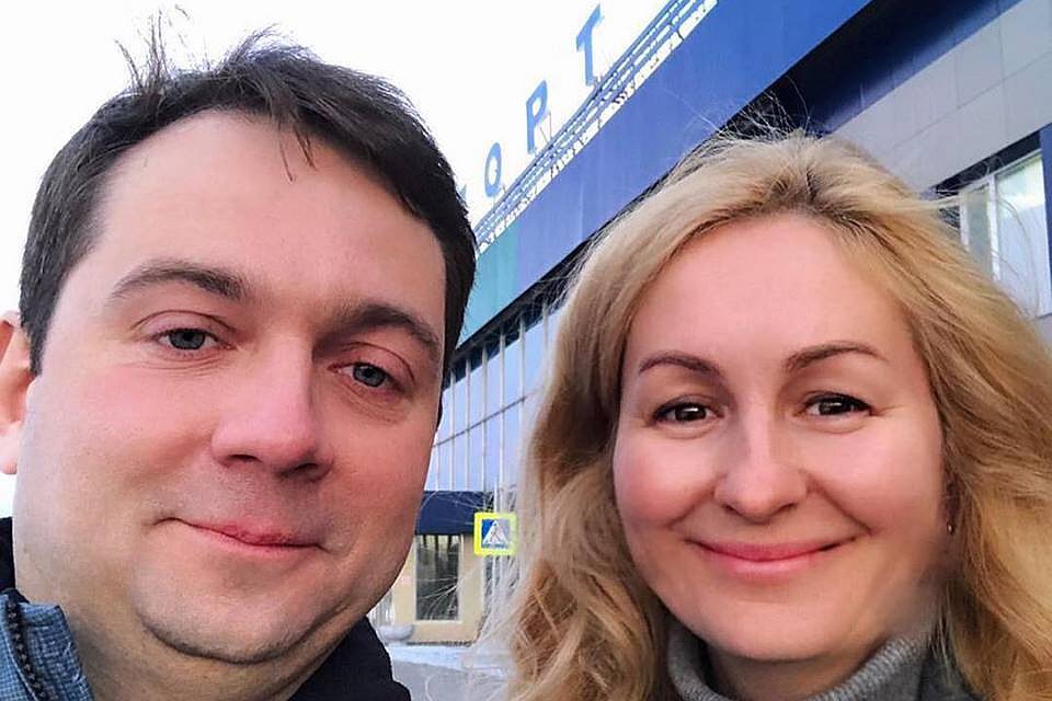 Из Москвы Андрей Чибис вернулся с супругой Евгенией. Фото: Из личного архива Андрея Чибиса