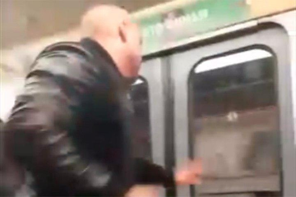 Петербургского Халка задержала полиция Фото: скрин с видео