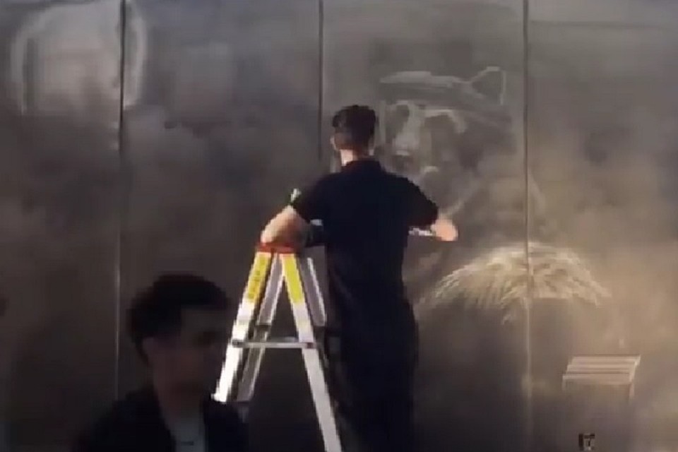 На создание картины уходил до двух часов. ФОТО: https://www.instagram.com/proboynick/