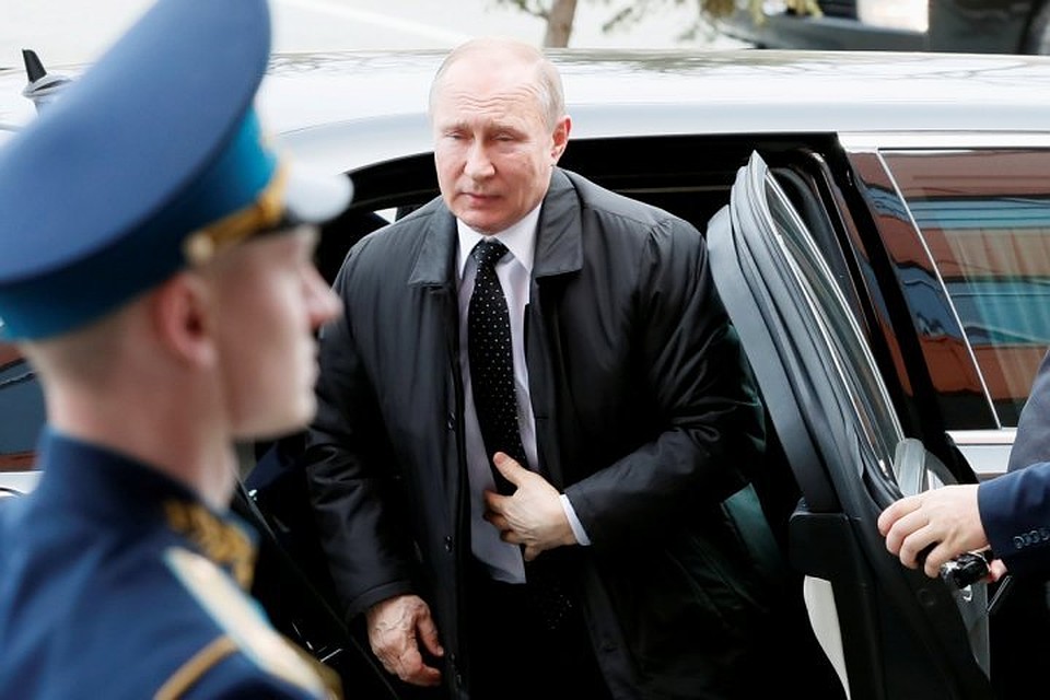 Президент России Владимир Путин прибыл на остров Русский во Владивостоке