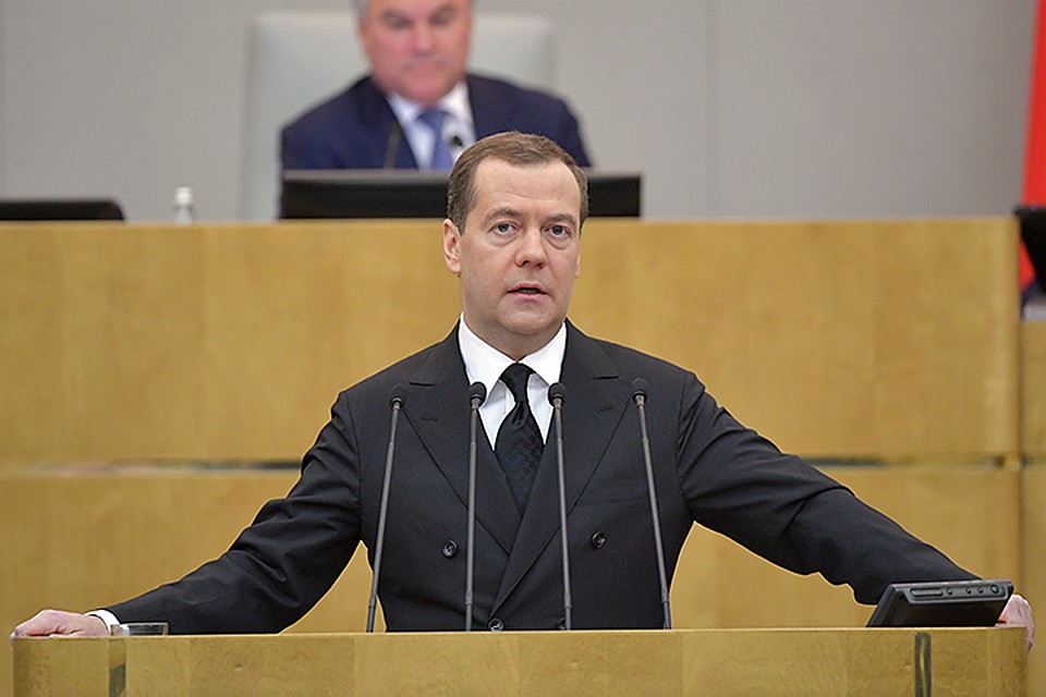 Российский премьер Дмитрий Медведев