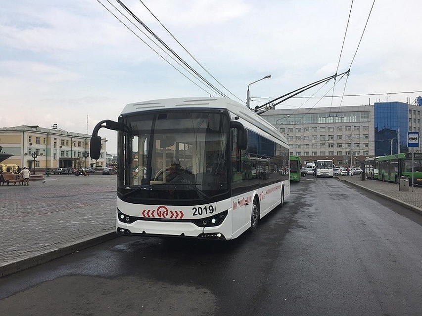 Новый троллейбус Фото: администрация Красноярска