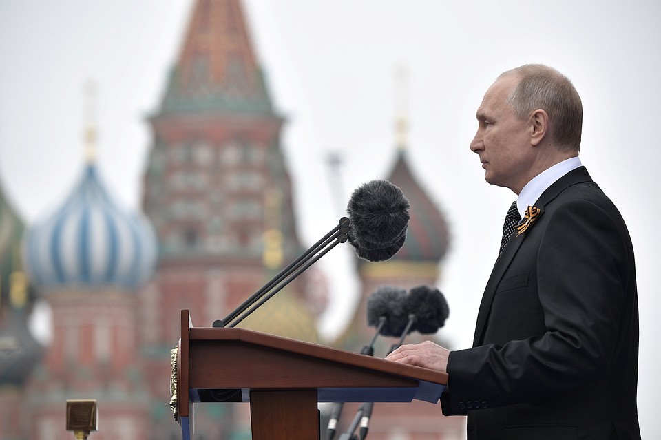 Владимир Путин на Красной площади