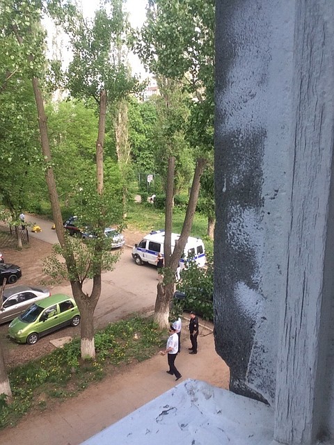 На месте работают сотрудники полиции