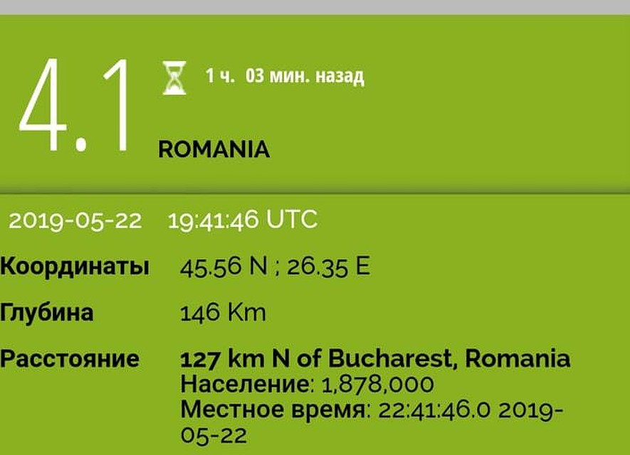 Будем надеяться, что толчки не повторятся
