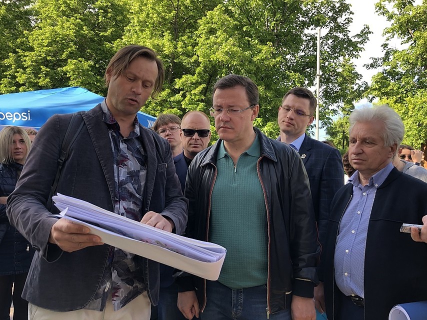 В мероприятии принял участие Дмитрий Азаров и профессиональное сообщество архитекторов